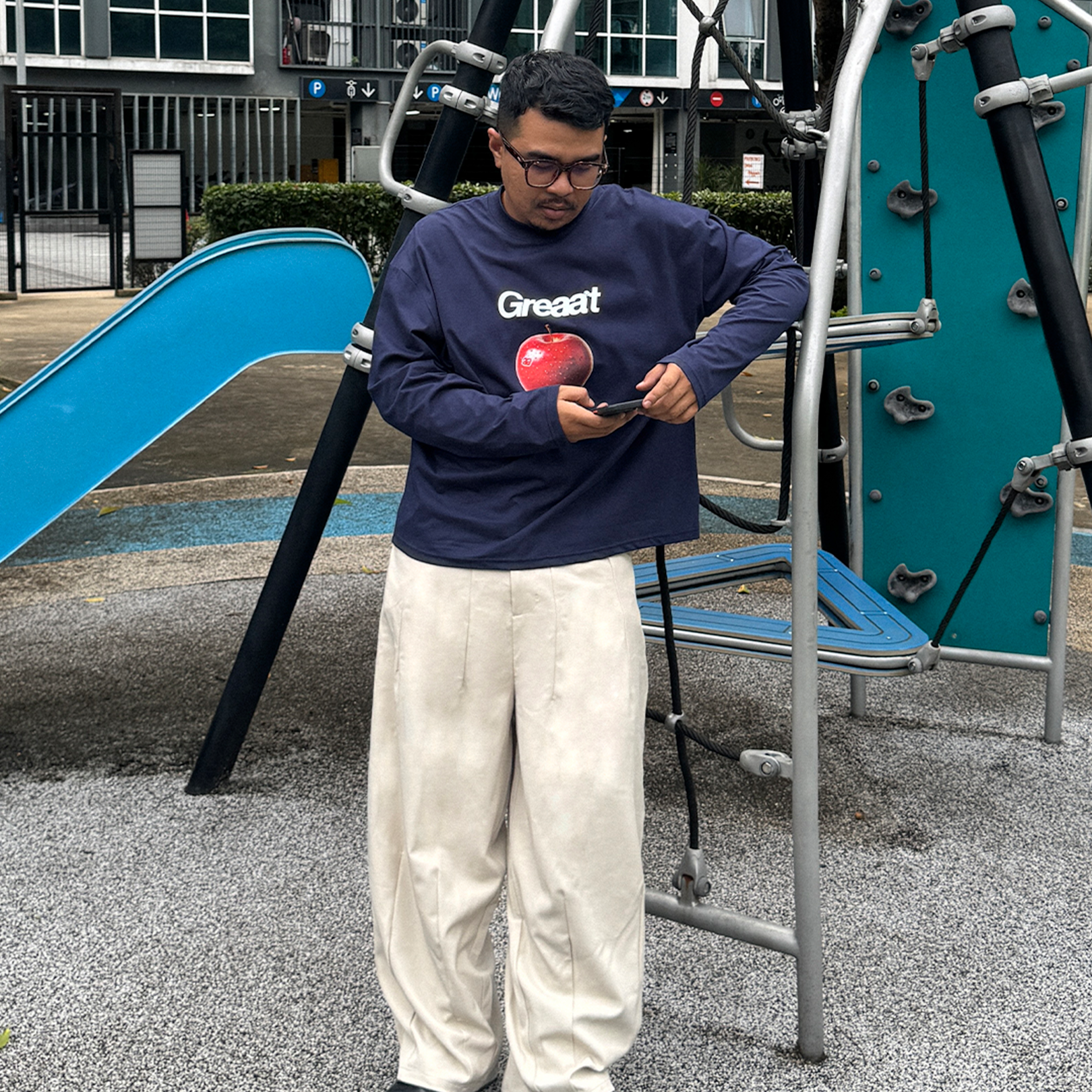 A.A Apple Graphic Tee