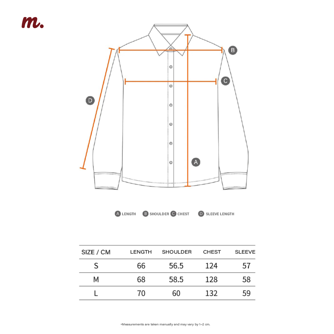 MOMO Striped Harrington Jacket 
