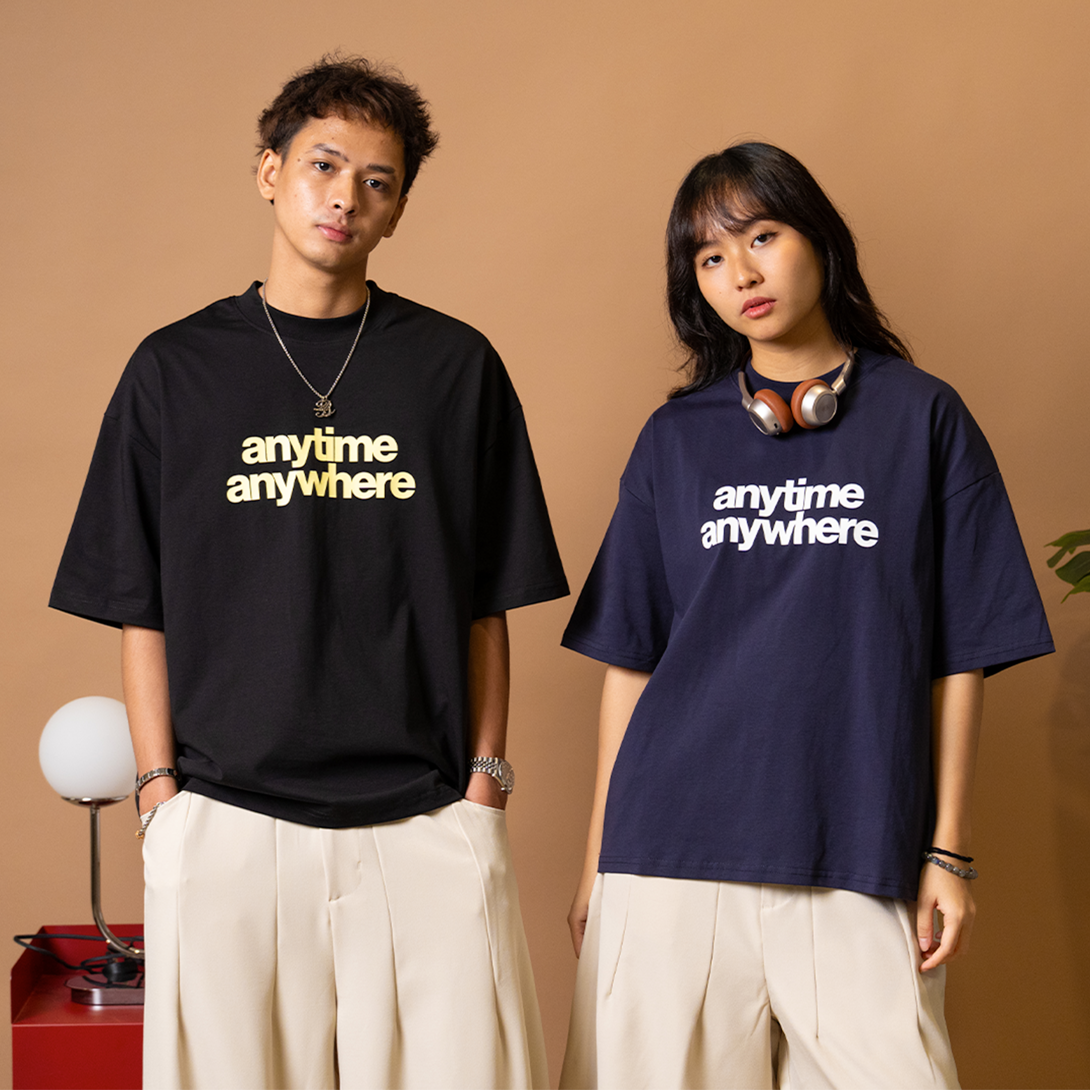 A.A Anytime Anywhere Tee Brown