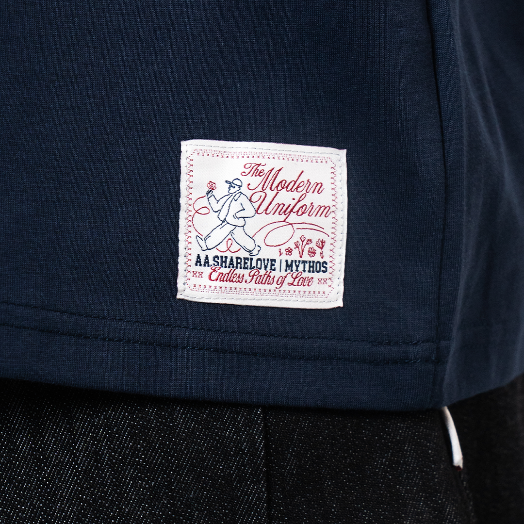 AA x Mythos Logo T-shirt Navy 