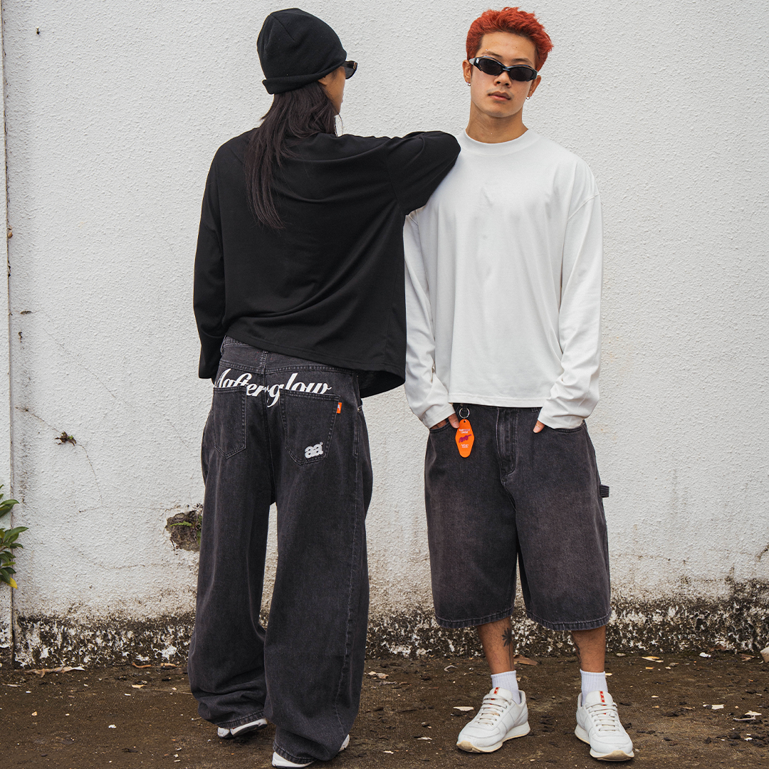 A.A Stone Washed Baggy