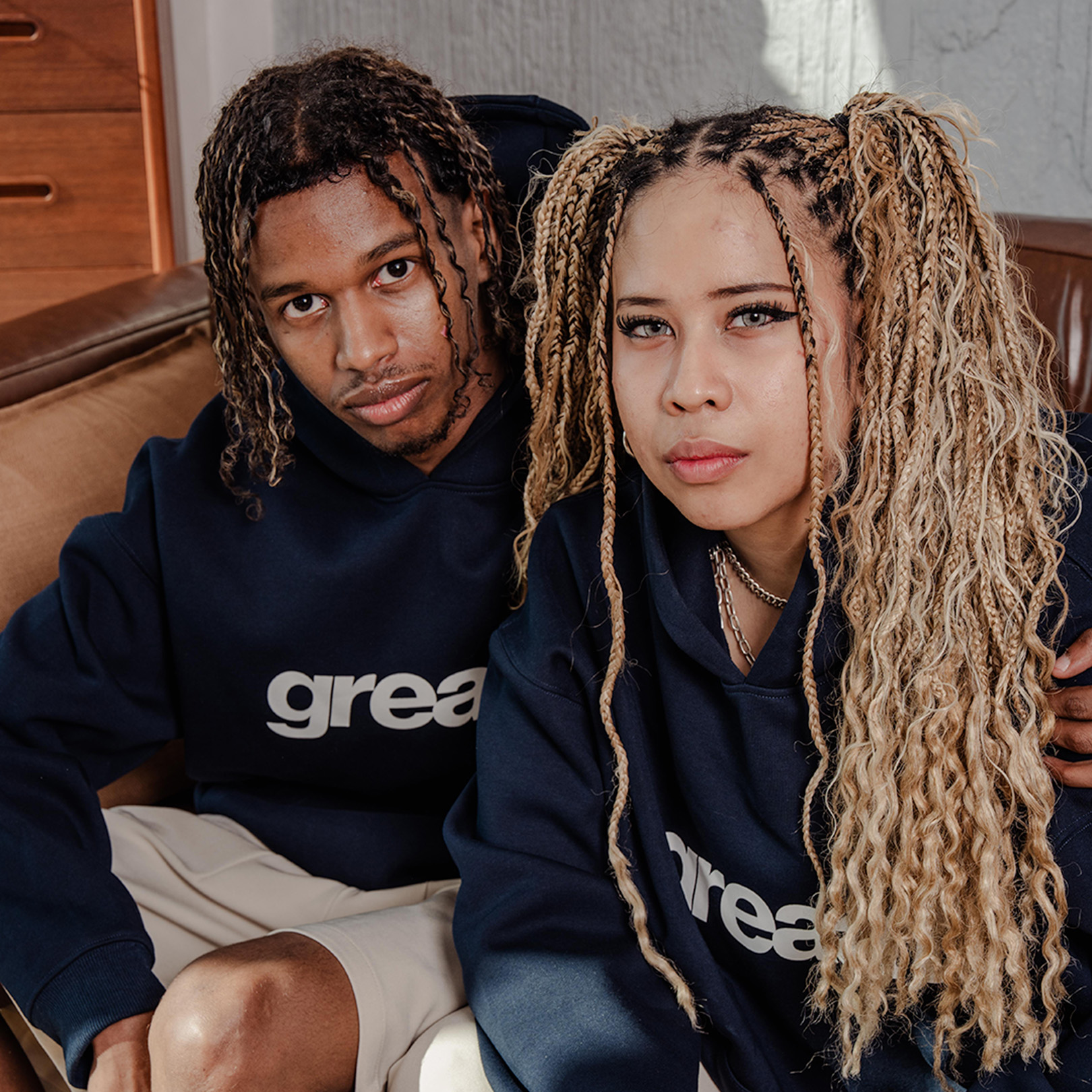 A.A Greaat Hoodie Deep Navy