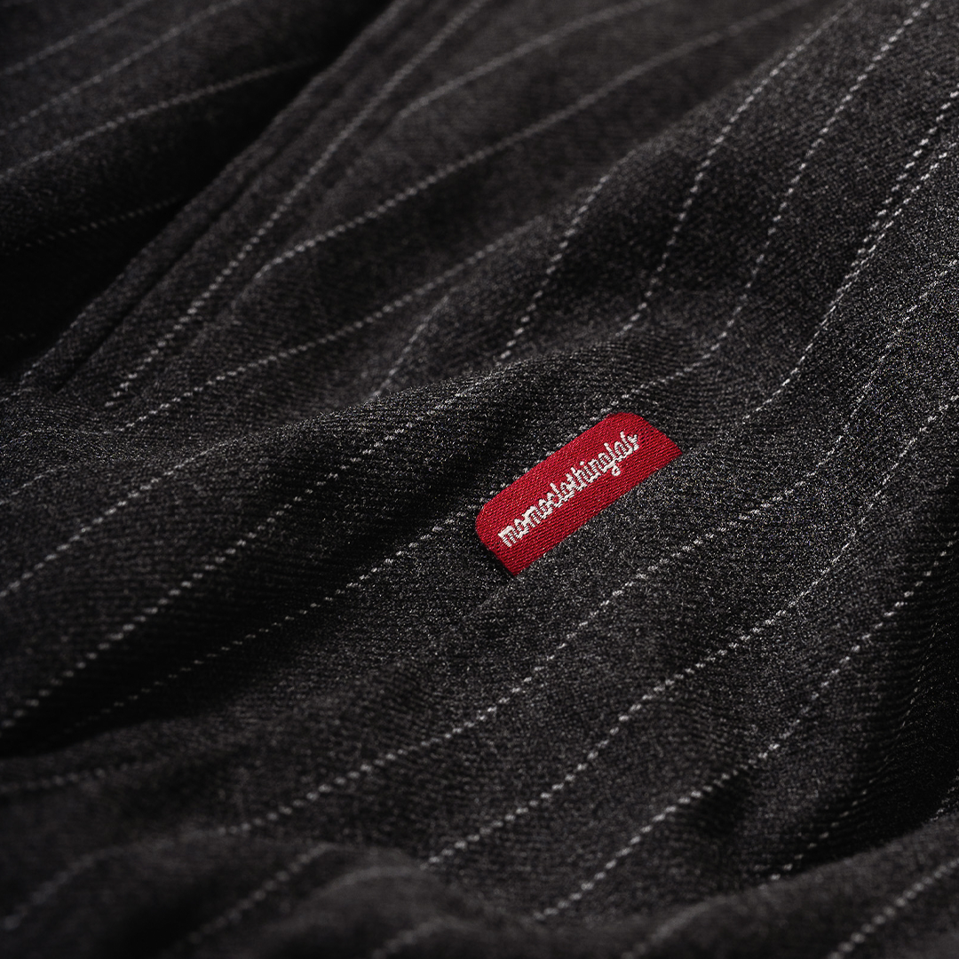 MOMO Striped Harrington Jacket 