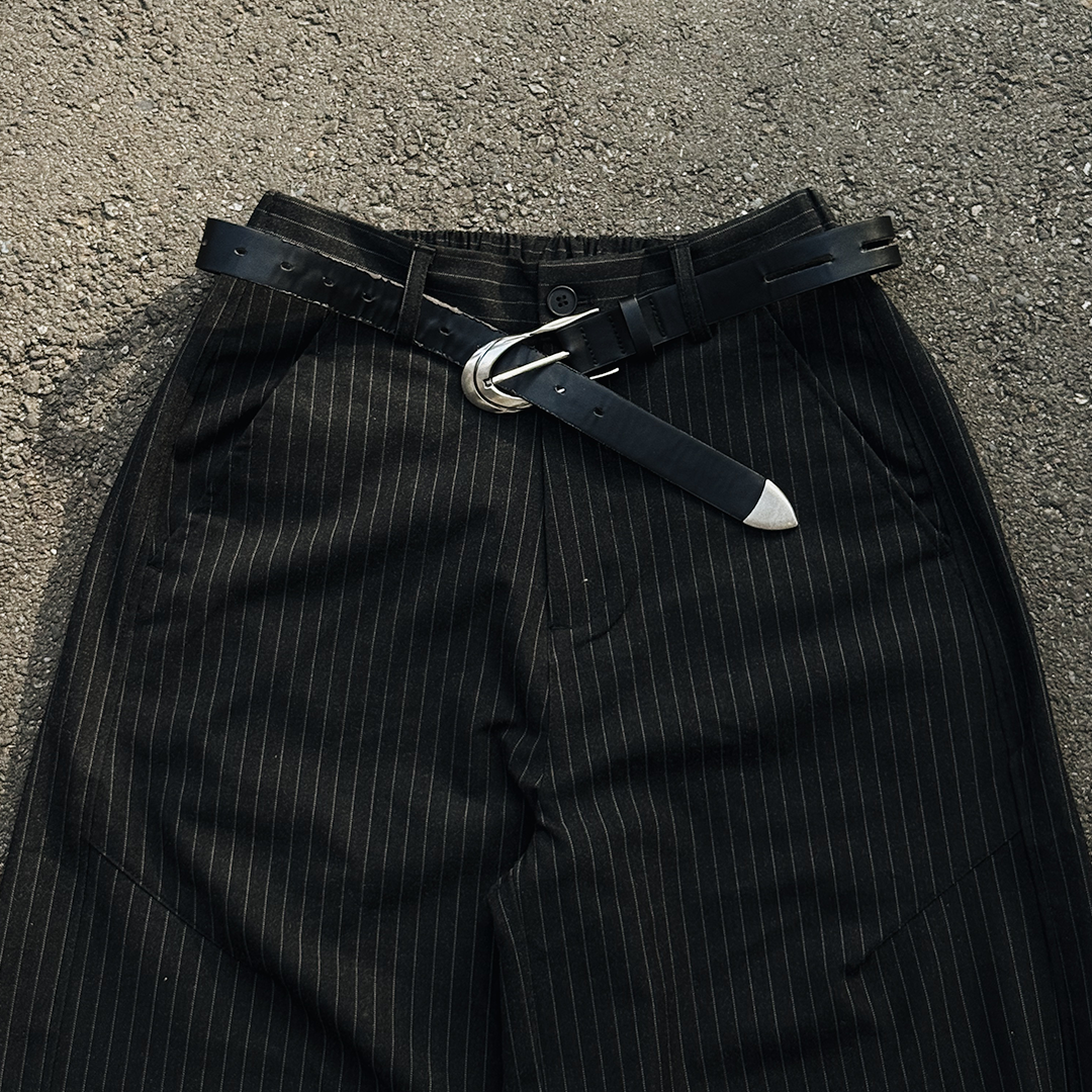 MOMO Striped Suit Pants