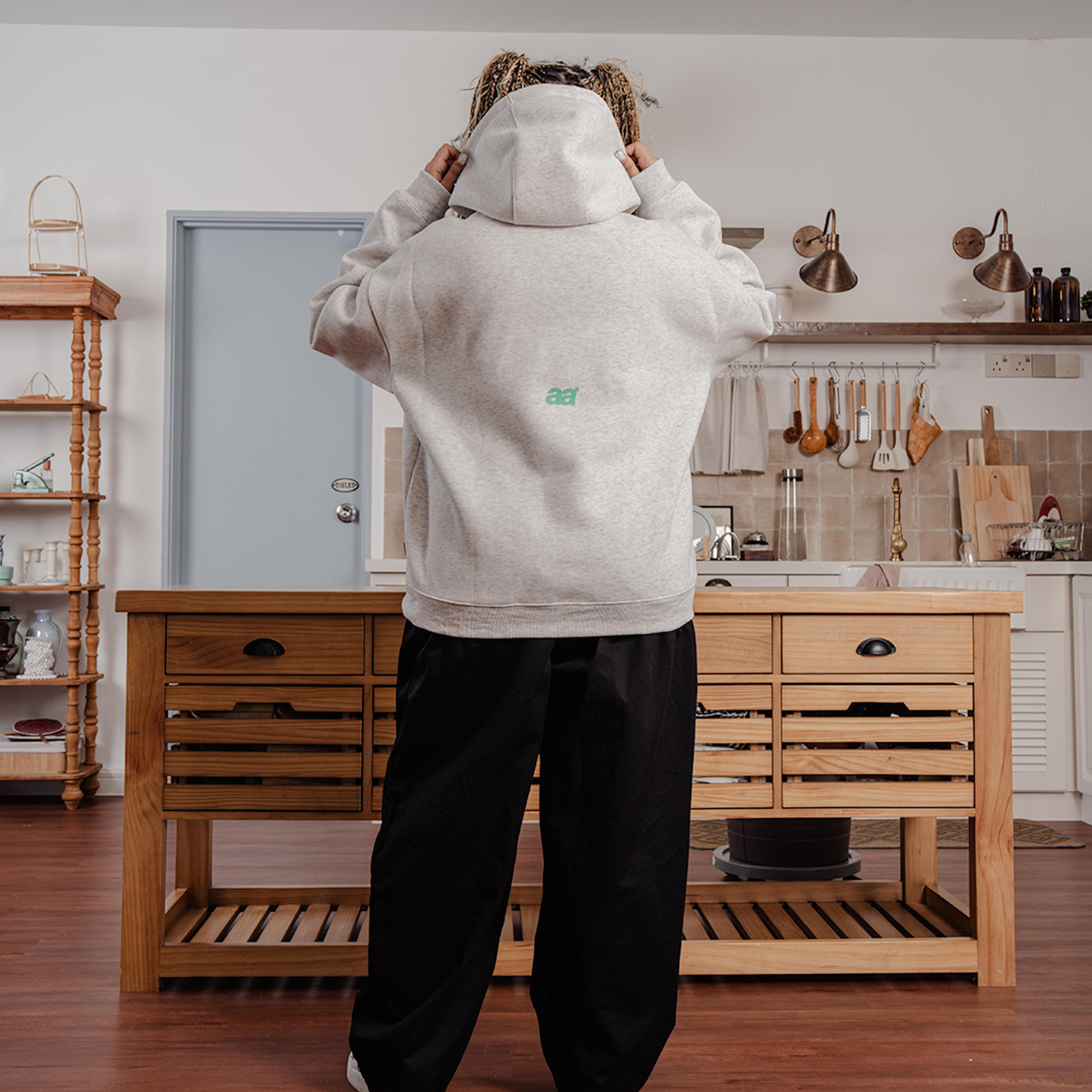 A.A Greaat Hoodie Classic Grey