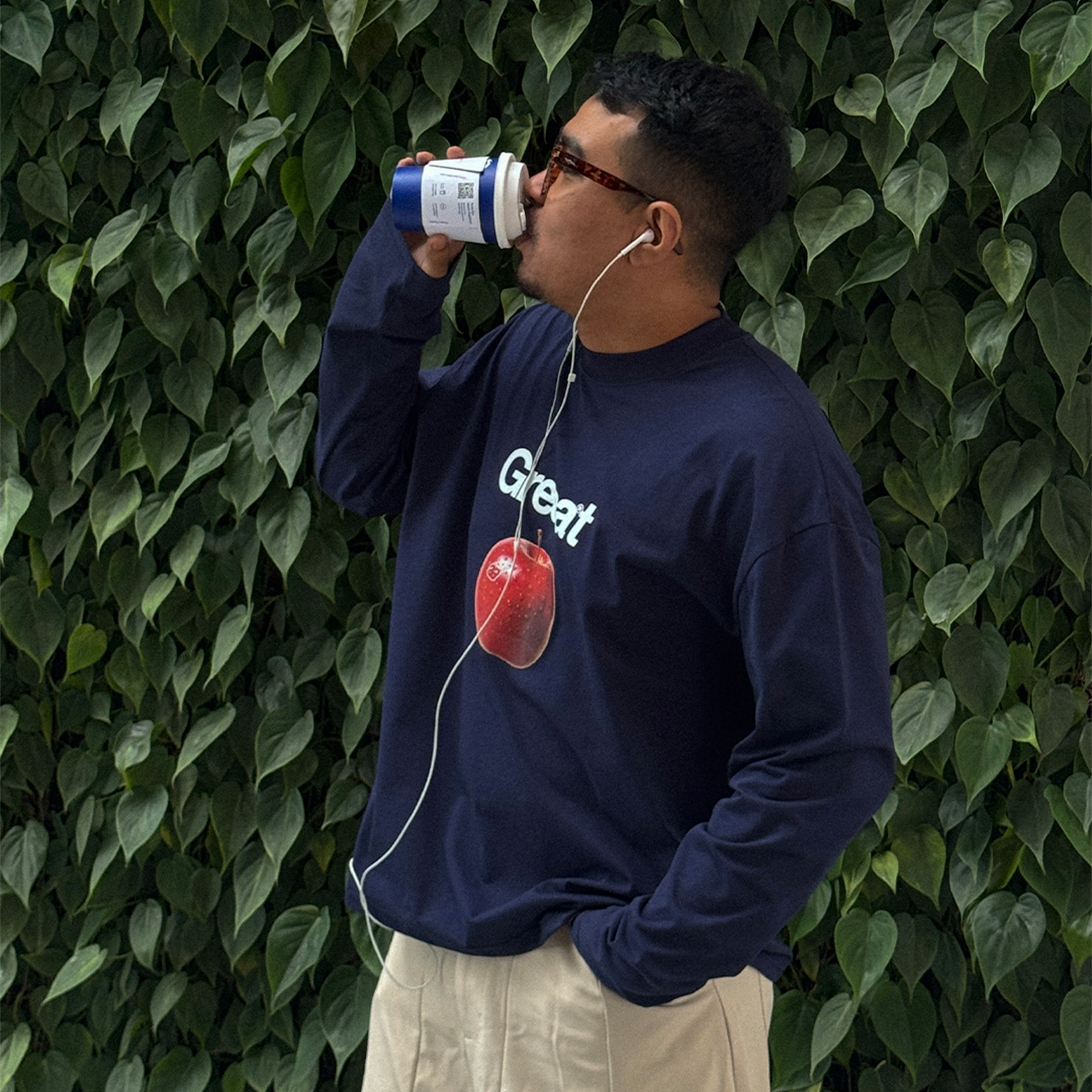 A.A Apple Graphic Tee