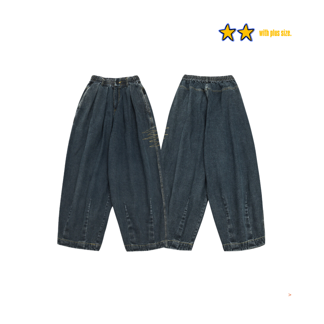 A.A Balloon Denim Jeans