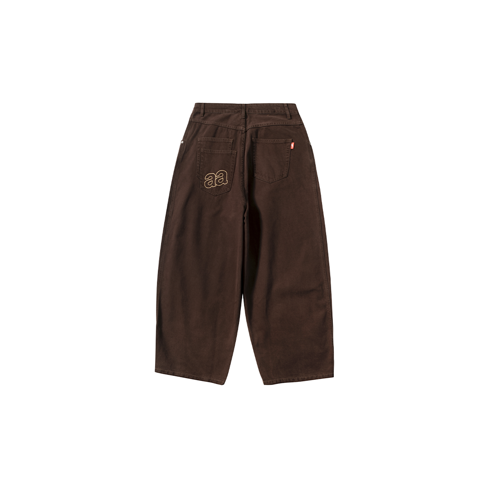 A.A Washed Brown Baggy