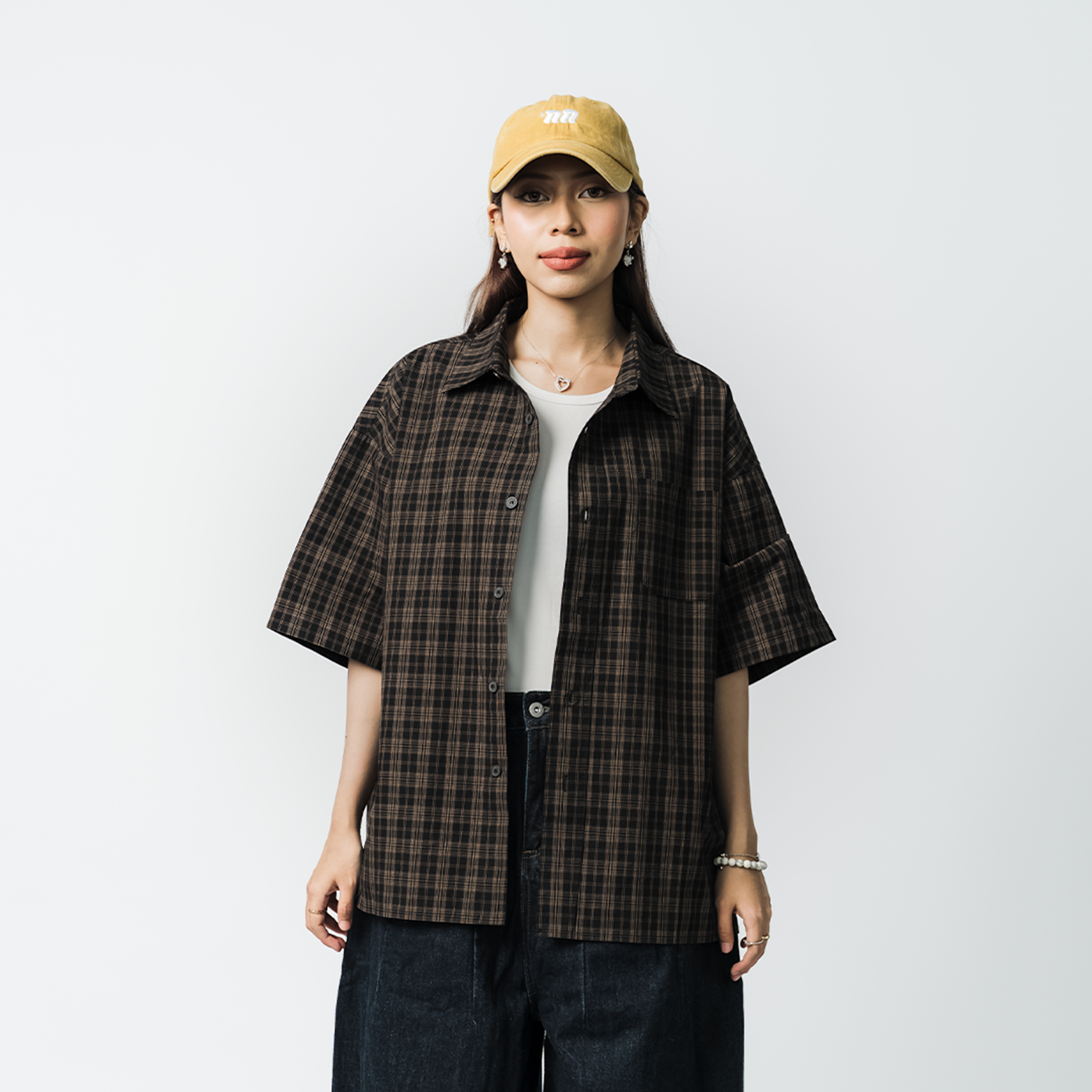 A.A Short Sleeve Checked Shirt