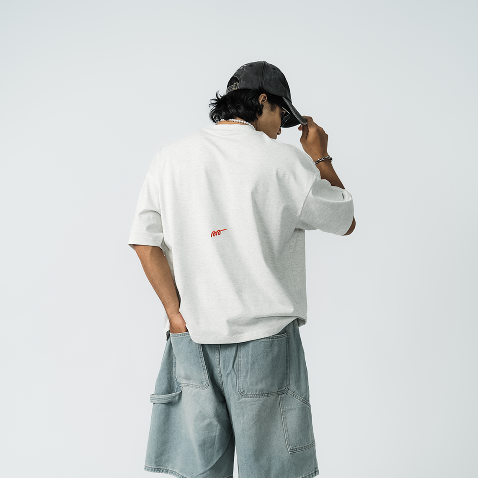 A.A Room Graphic Tee Light Grey