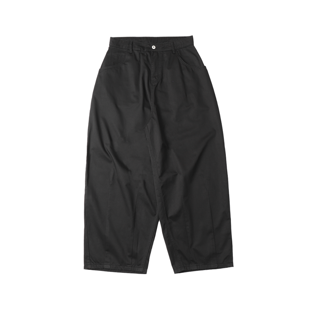 A.A Black Baggy Pants