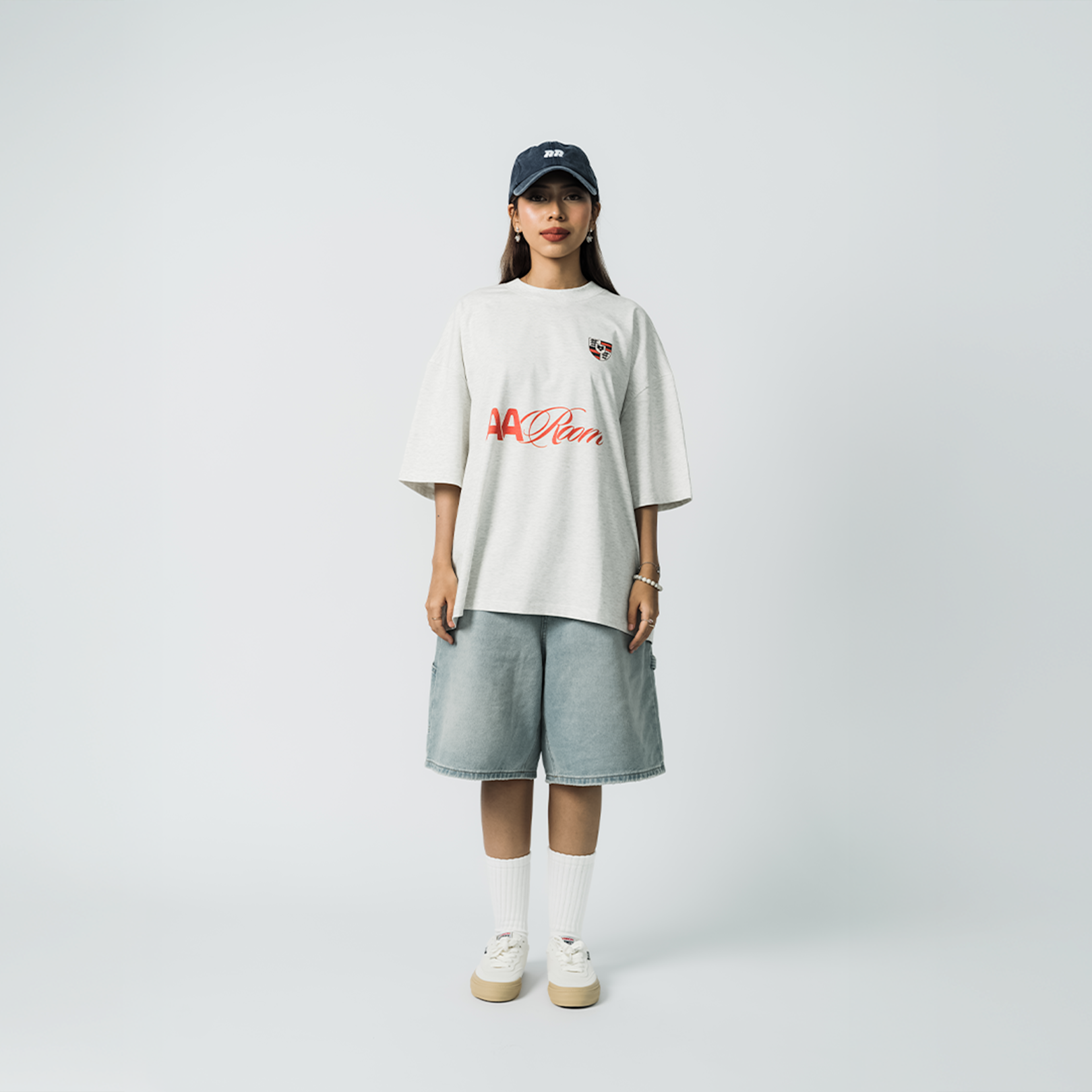 A.A Room Graphic Tee Light Grey