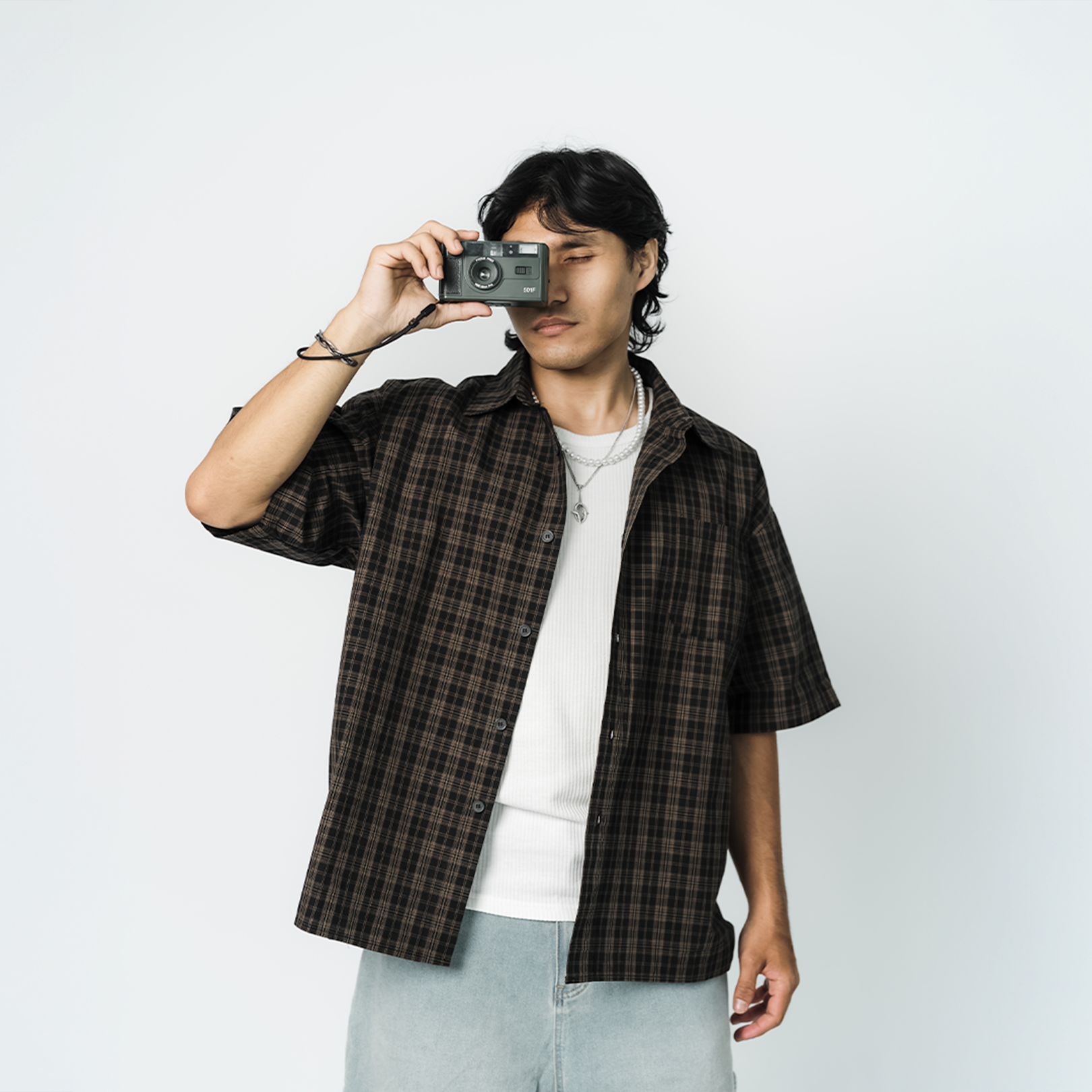 A.A Short Sleeve Checked Shirt