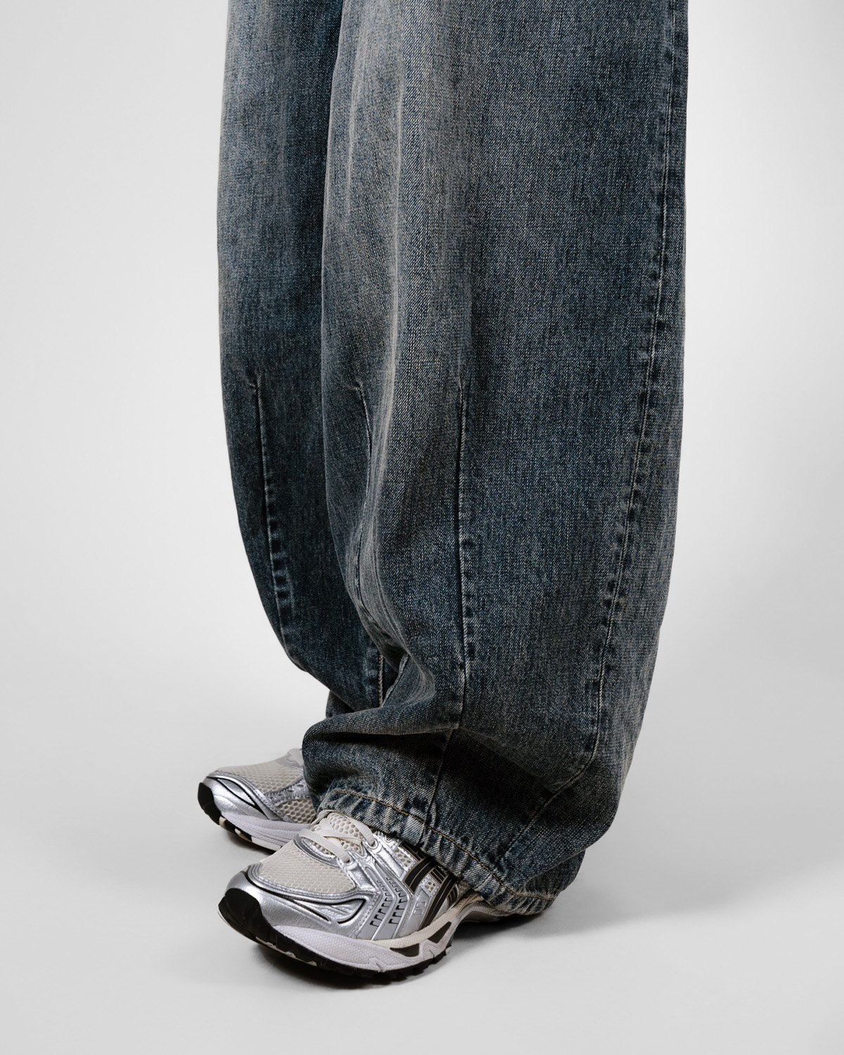 A.A JP Vintage Baggy Pants Grey