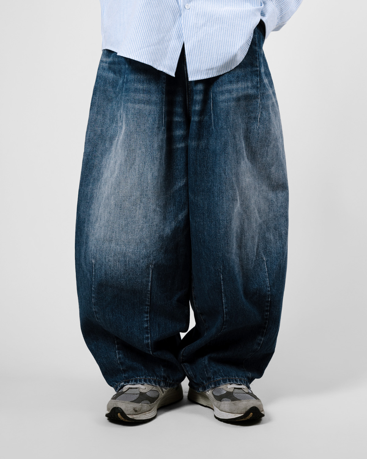 A.A JP Vintage Baggy Pants Blue