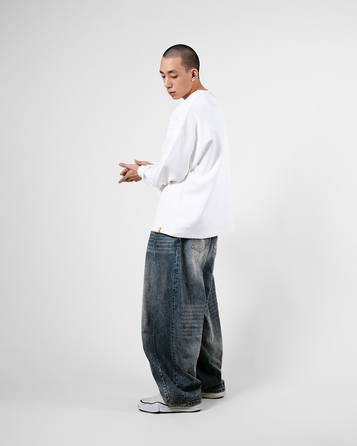 A.A JP Vintage Baggy Pants Grey