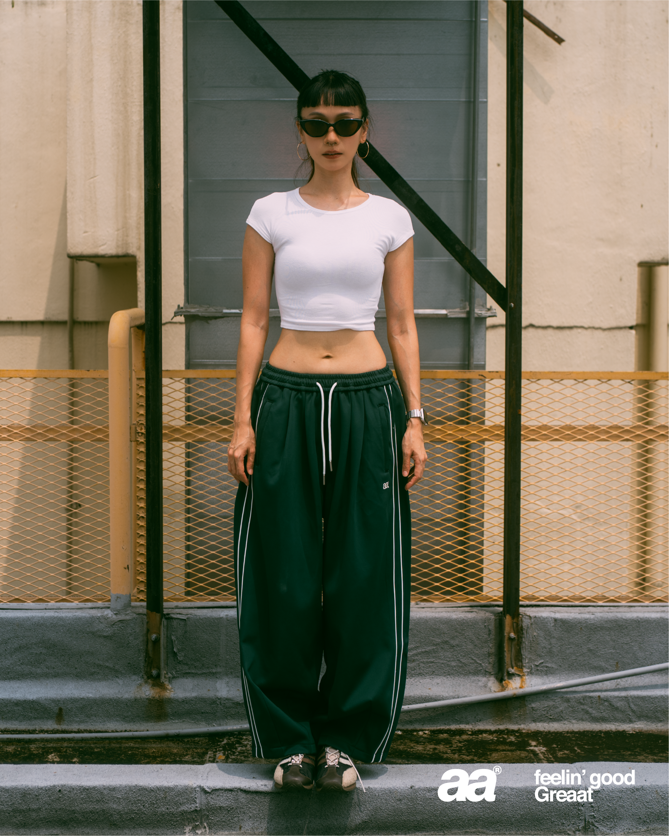 A.A FEELIN‘ GREAAT TRACK PANTS - GREEN