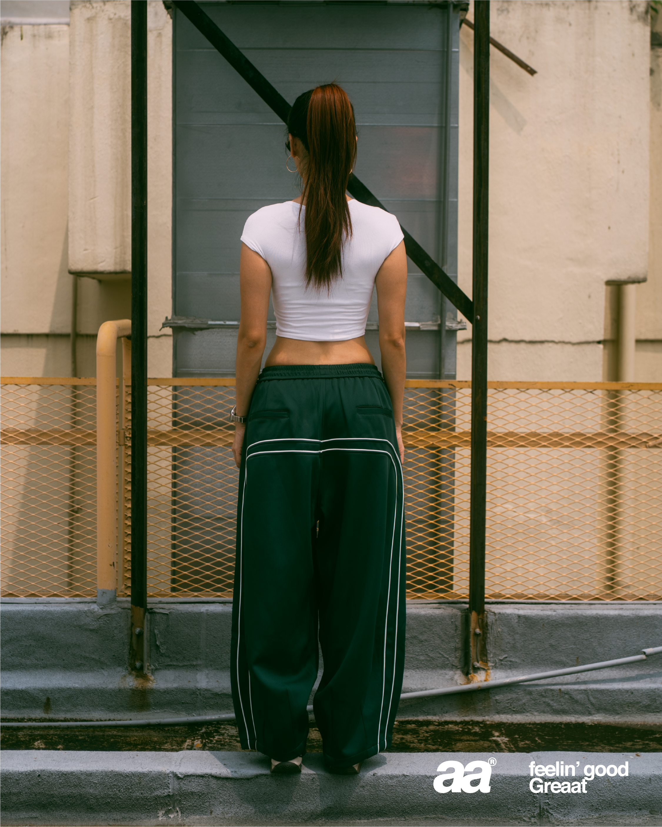 A.A FEELIN‘ GREAAT TRACK PANTS - GREEN