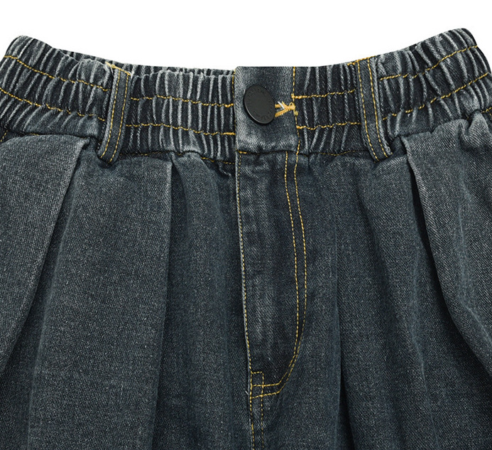 【AAKE】OILY BALLOON DENIM AGOLDE Blue balloon jeans in organic denim | TheDoubleF