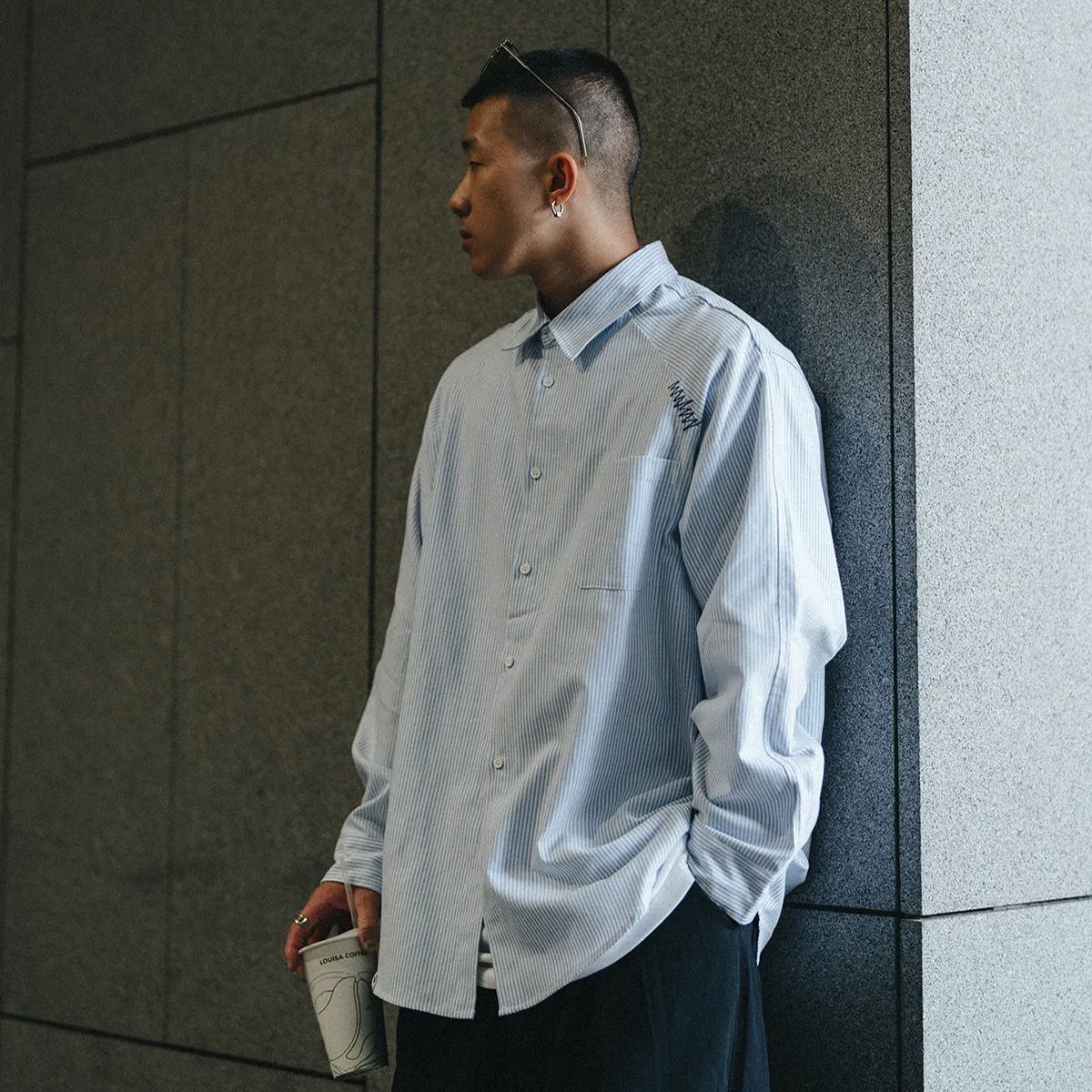A.A Striped Embroidered Shirt