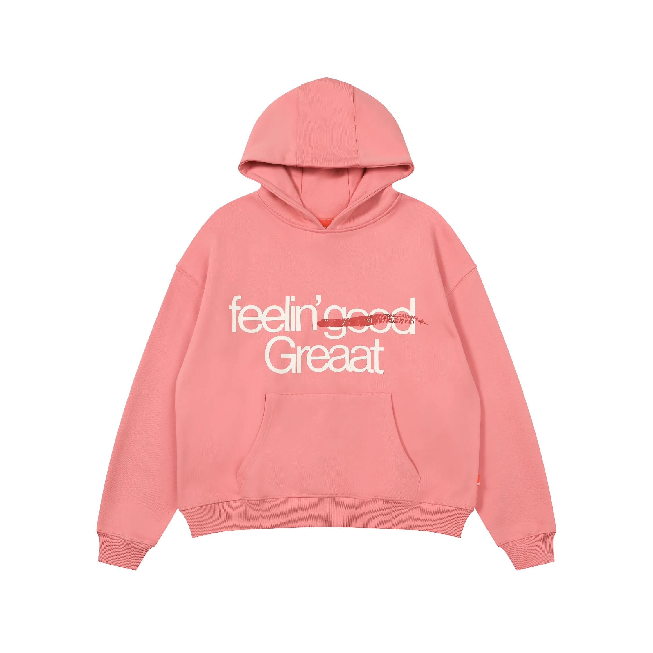 A.A FEELIN‘ GREAAT HOODIE - CORAL PINK