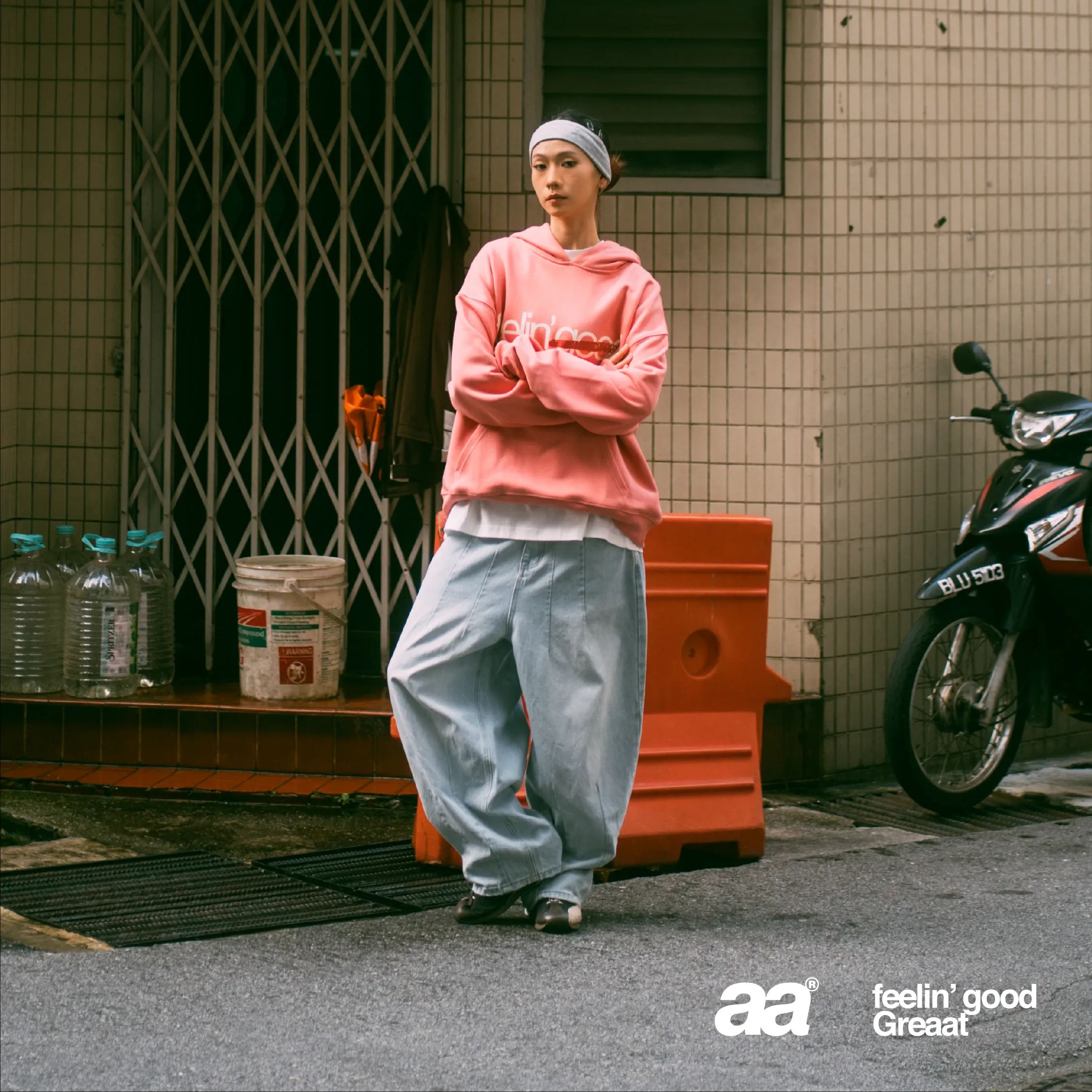 A.A FEELIN‘ GREAAT HOODIE - ORANGE
