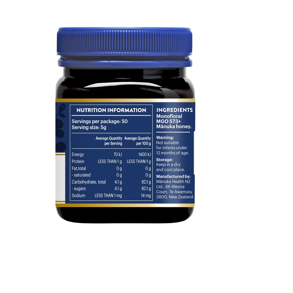 Manuka Health Manuka Honey MGO573+ UMF16+ (250g)