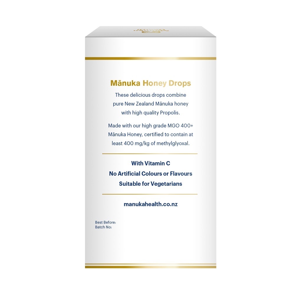 Manuka Health Manuka Drops MGO400+ (UMF13+) with Propolis (15 Pcs)