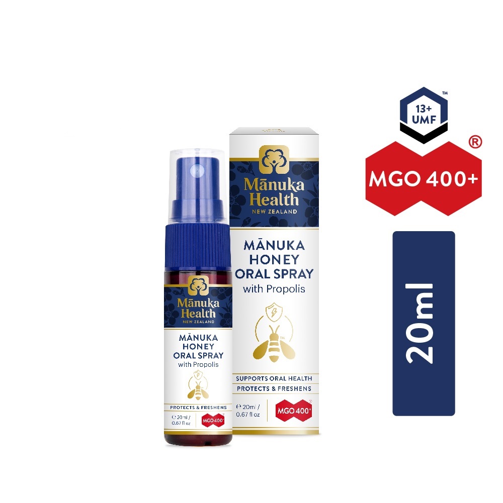 Manuka Health Manuka Honey MGO400+ & Propolis Oral Spray (20ml)