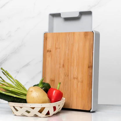 【切菜+裝菜】楠竹抽屜式菜板