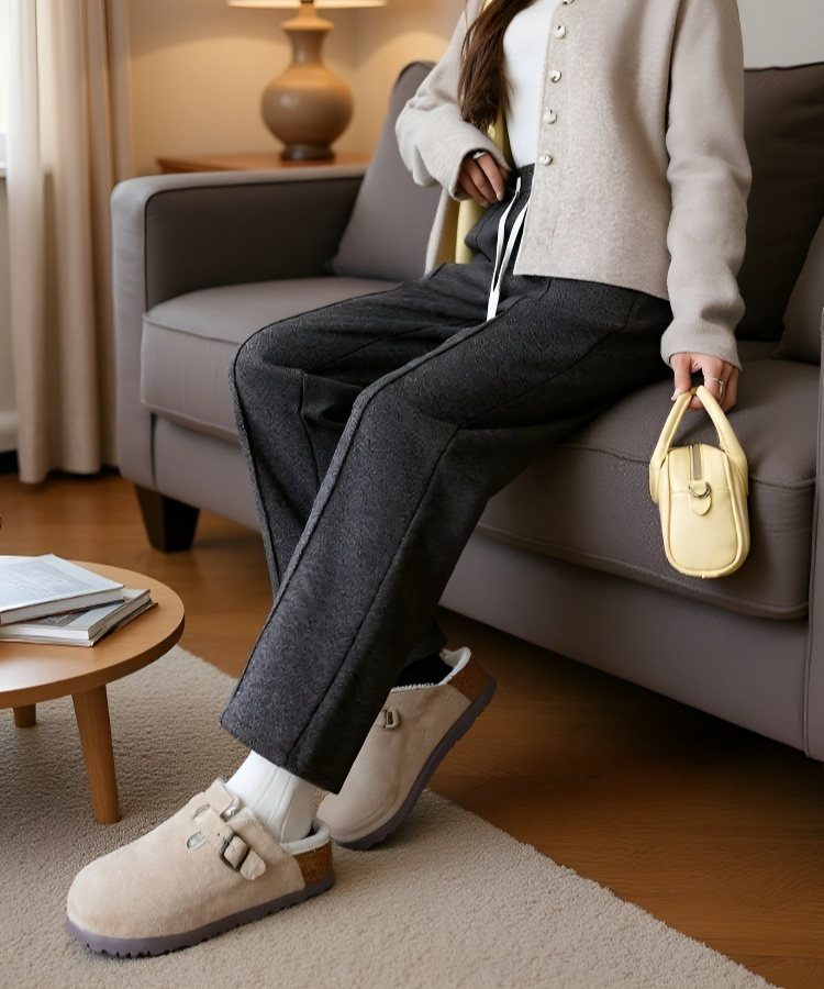 高品質ウール素材の質感アップ画像