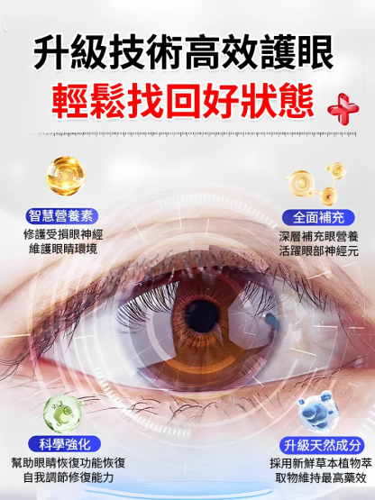 台灣熱銷沙棘籽油護眼軟膠囊！ 2000米高海拔野生小果沙棘為原料，超臨界 CO₂萃取鎖鮮，含葉黃素等 3 大護眼成分，1 粒頂 4 粒