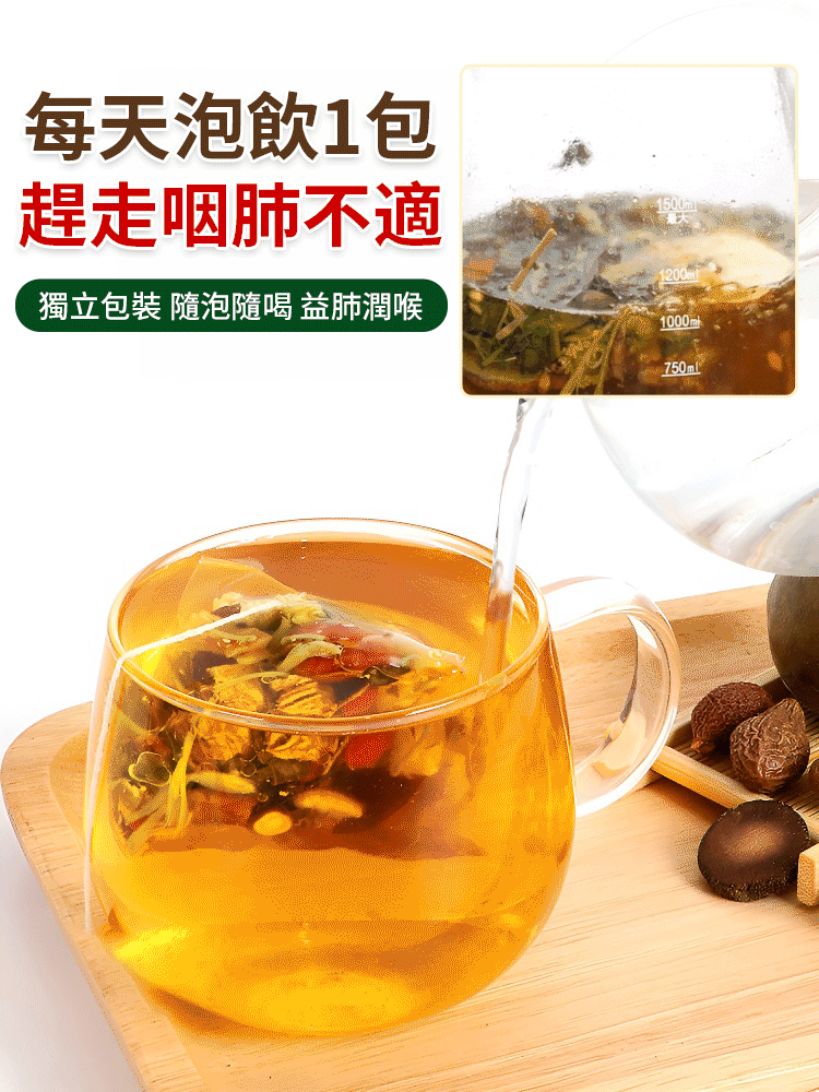 台灣热销橘红罗汉果清润茶！12 种天然草本药食同源，含化橘红、胖大海、罗汉果等核心成分，清肺润喉、止咳化痰，轻松缓解咽喉干痒肿痛