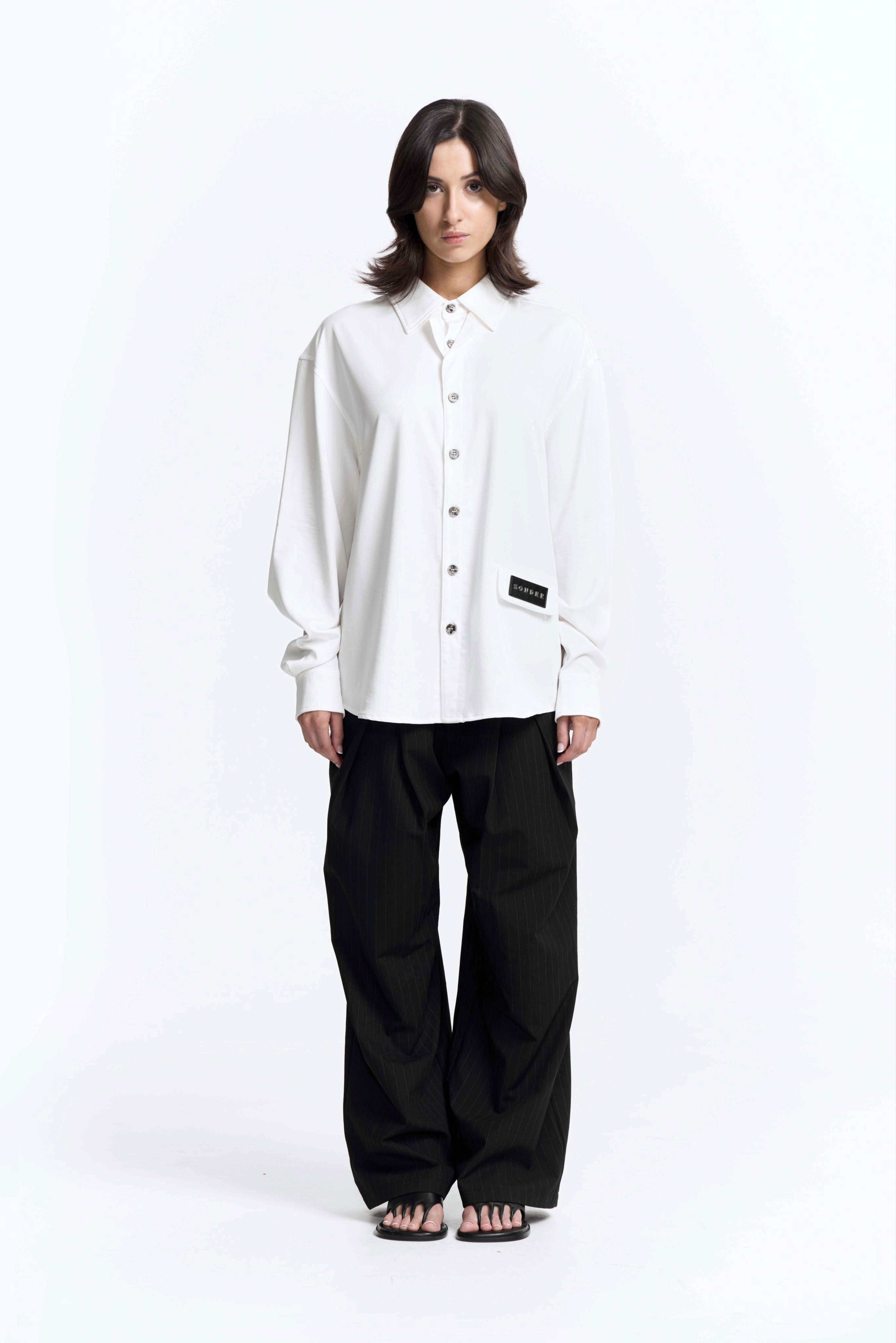 Sprout Long Sleeve Shirt · Ivory