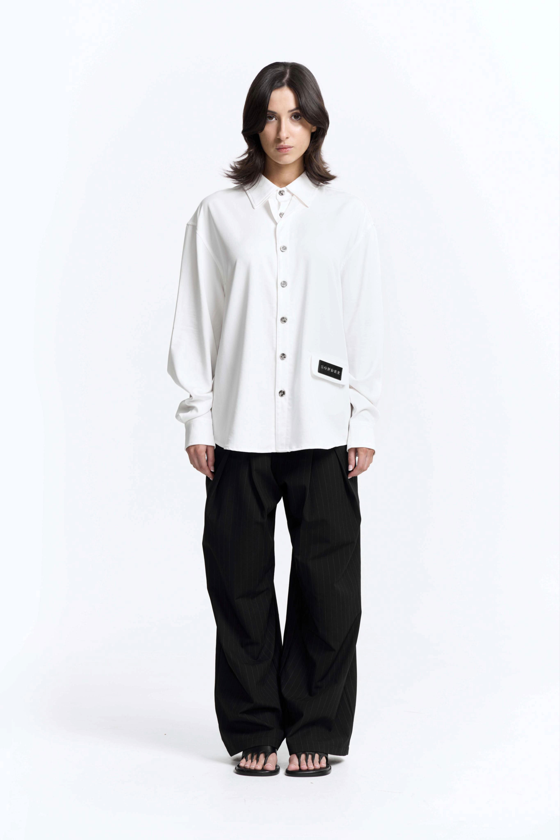 Sprout Long Sleeve Shirt · Ivory