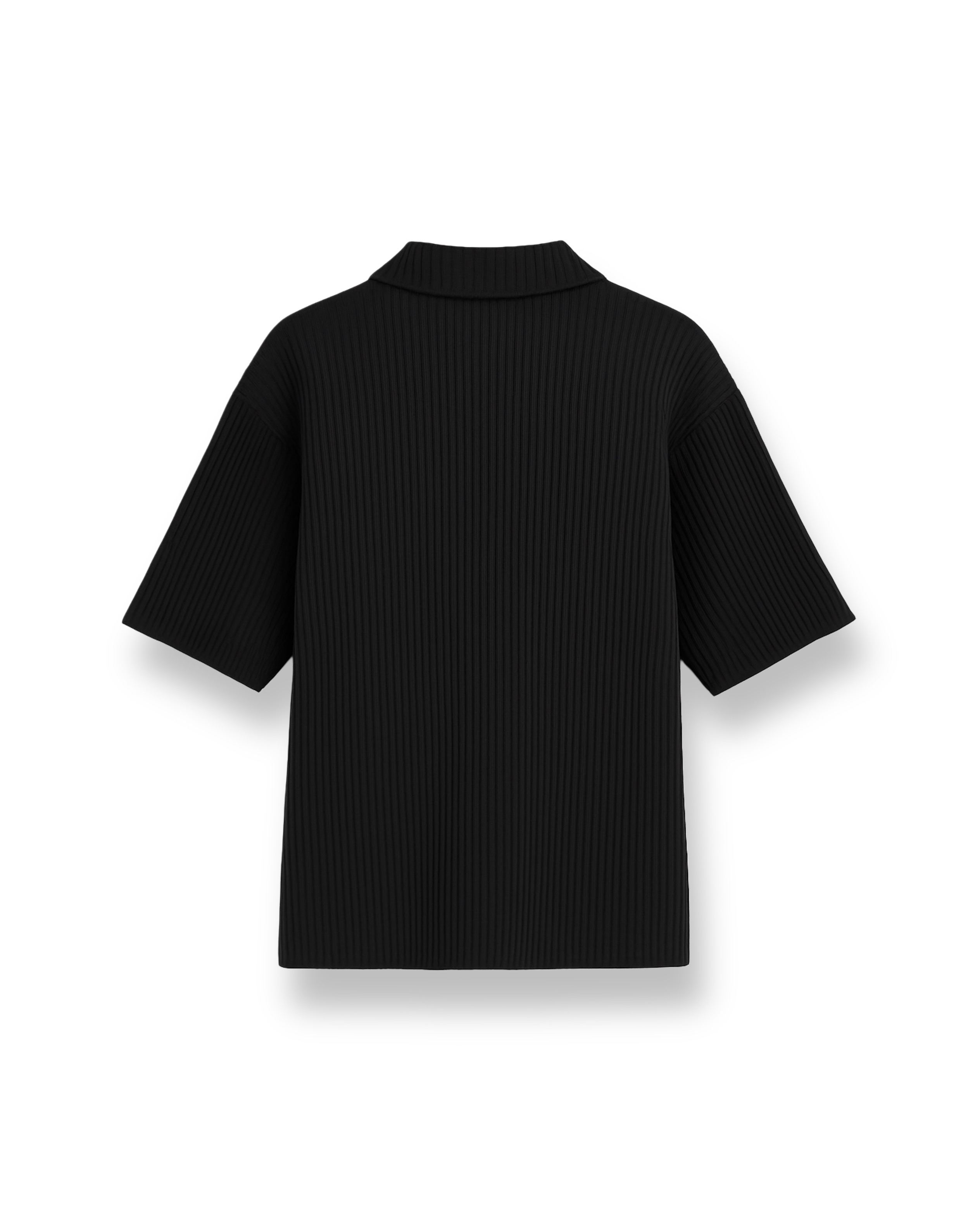 ONYX PLISSE POLO SHIRT 