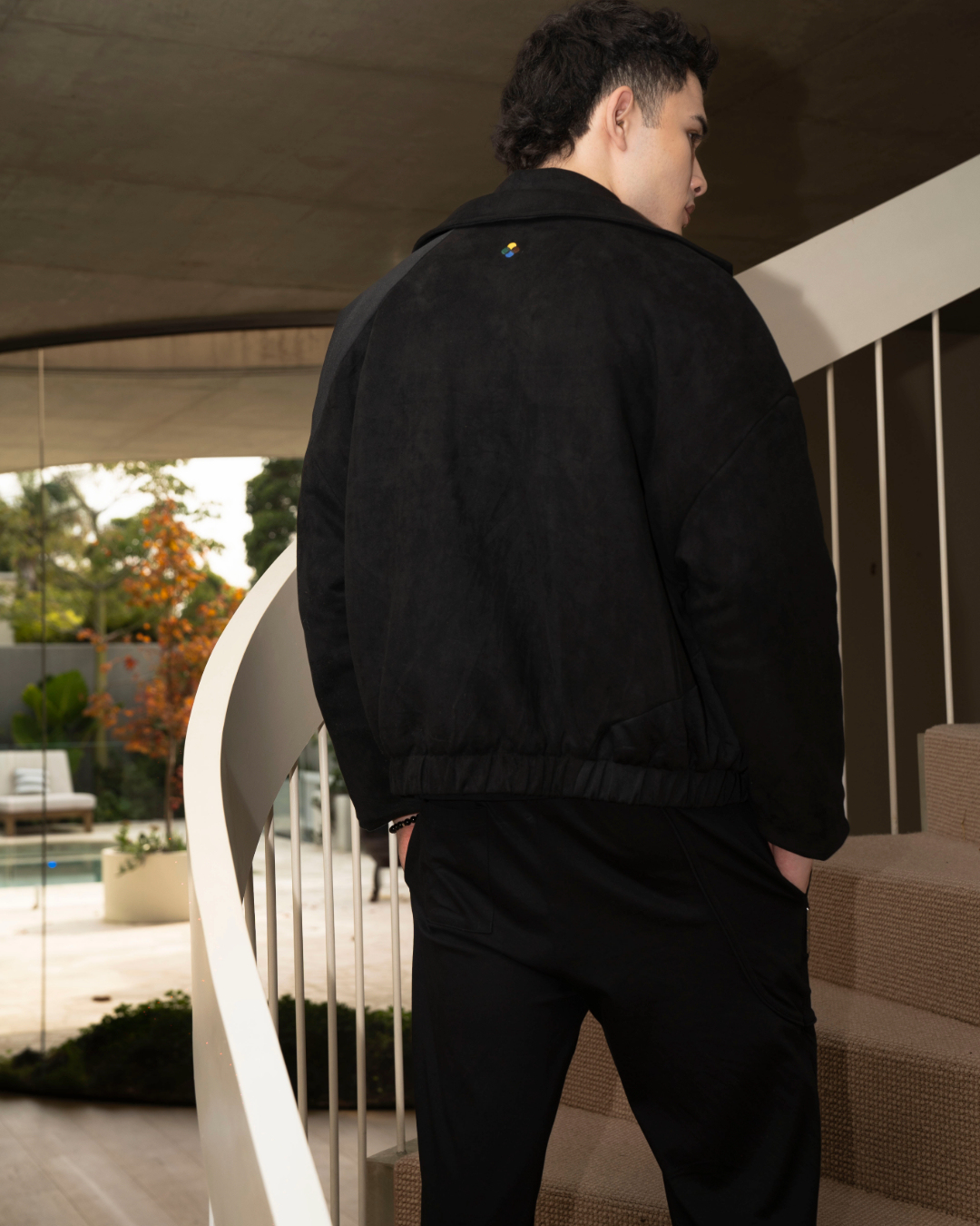 BLAZER PUFFER IN SABLE 