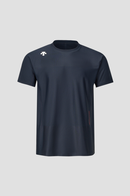 TRAINING Men Knit Short Sleeve T-Shirt-Descente SG