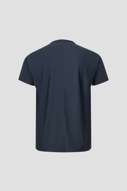 TRAINING Men Knit Short Sleeve T-Shirt-Descente SG