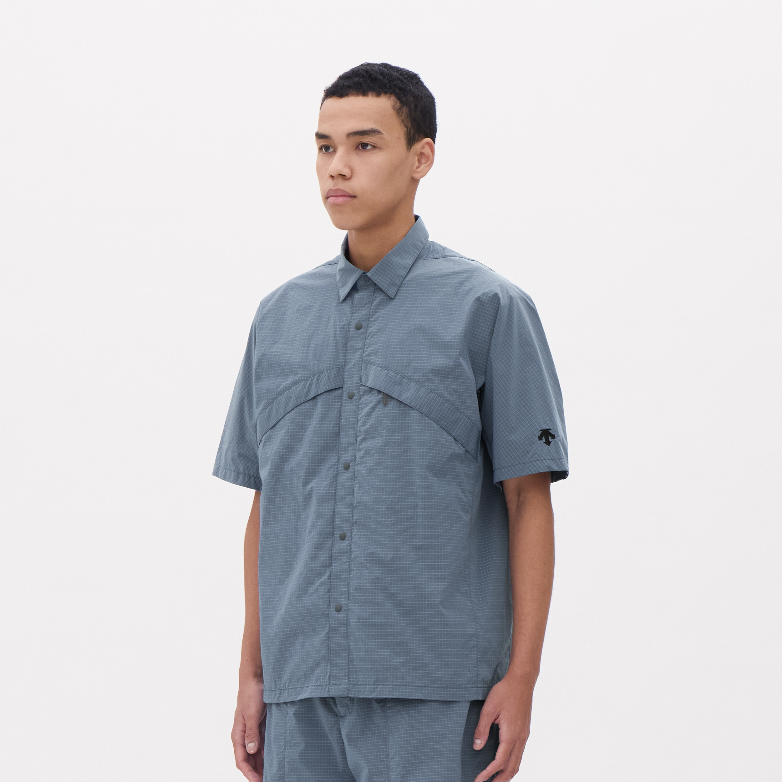 Men's Allterrain Ripstop Check Short Sleeve Knit Tee