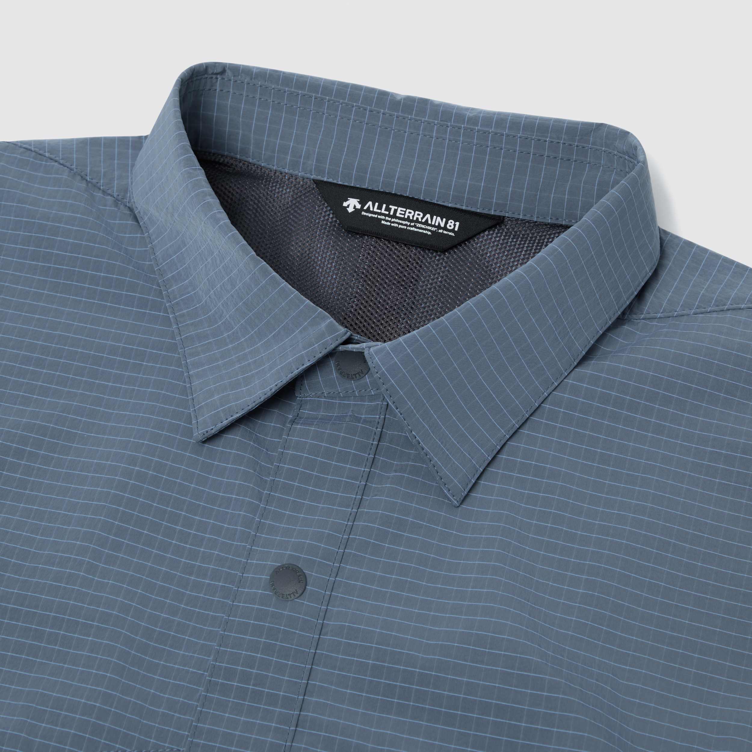 Men's Allterrain Ripstop Check Short Sleeve Knit Tee