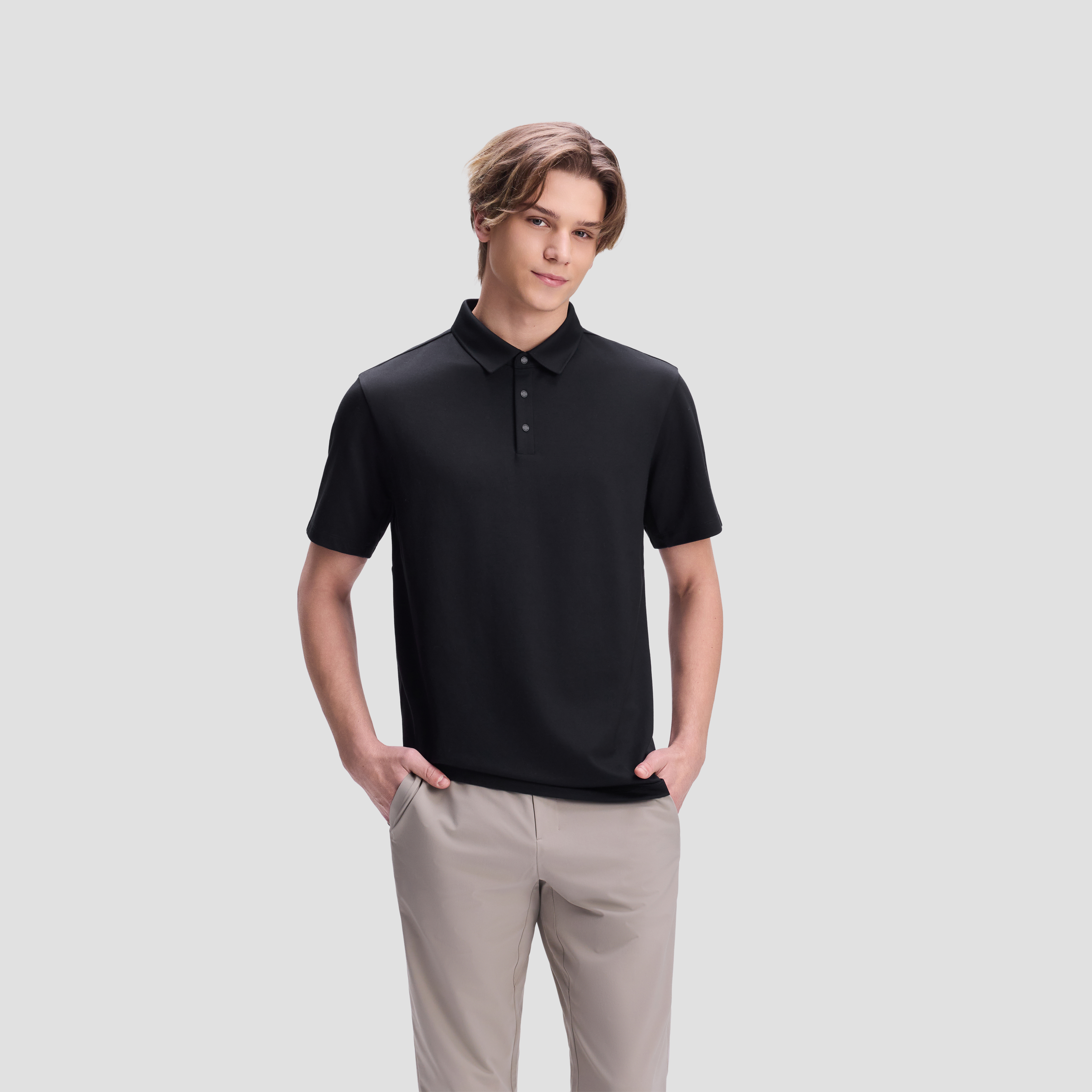 DUALIS Men Short Sleeve POLO