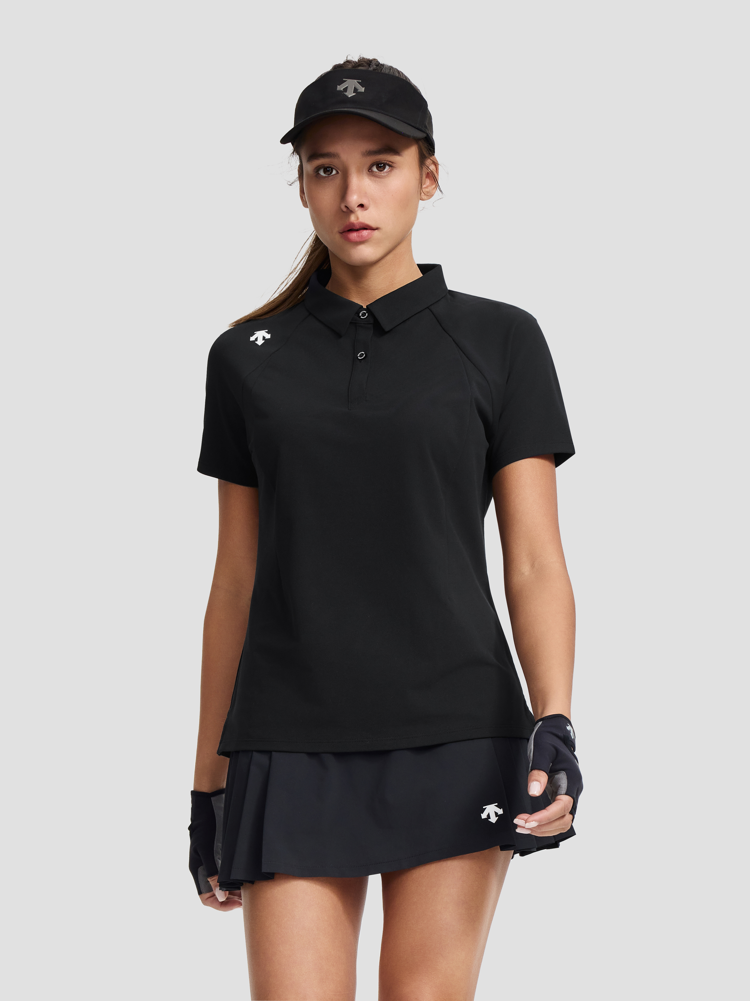 WOMEN'S TRAINING Short Sleeve Polo Shirt – Descente SG