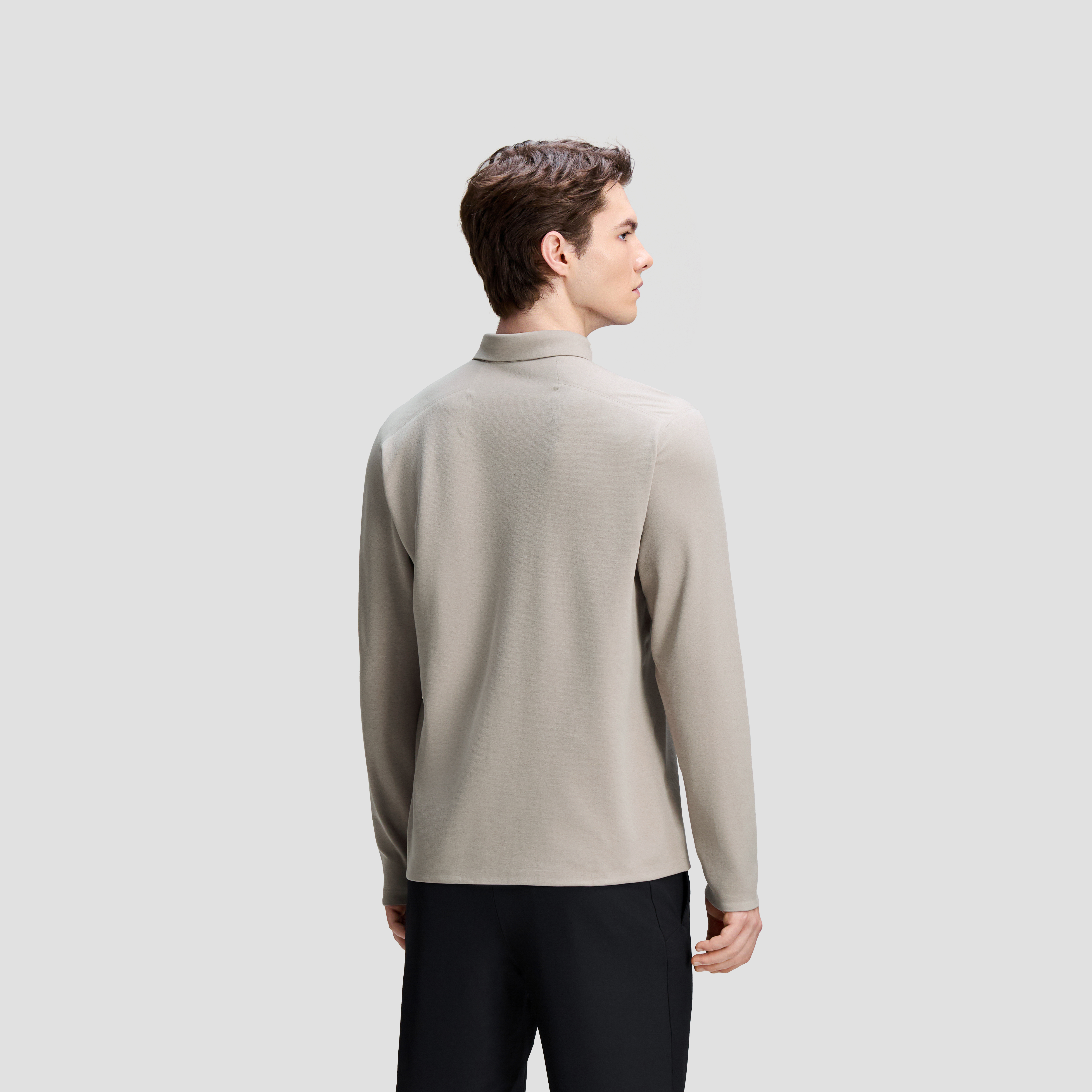 Men's DUALIS Long Sleeve Polo Shirt