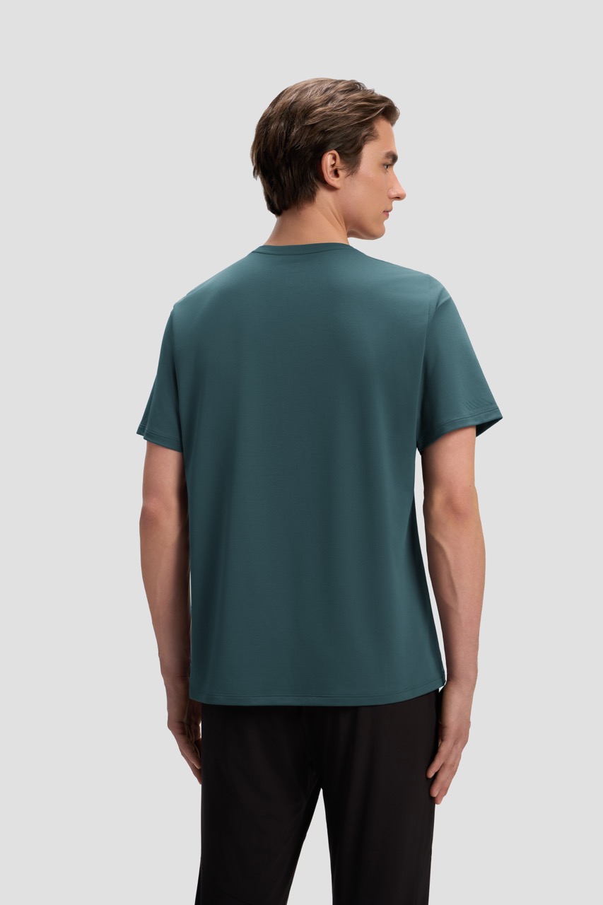Men's Running Moisture-Wicking Quick-Dry Short-Sleeve Knit Top