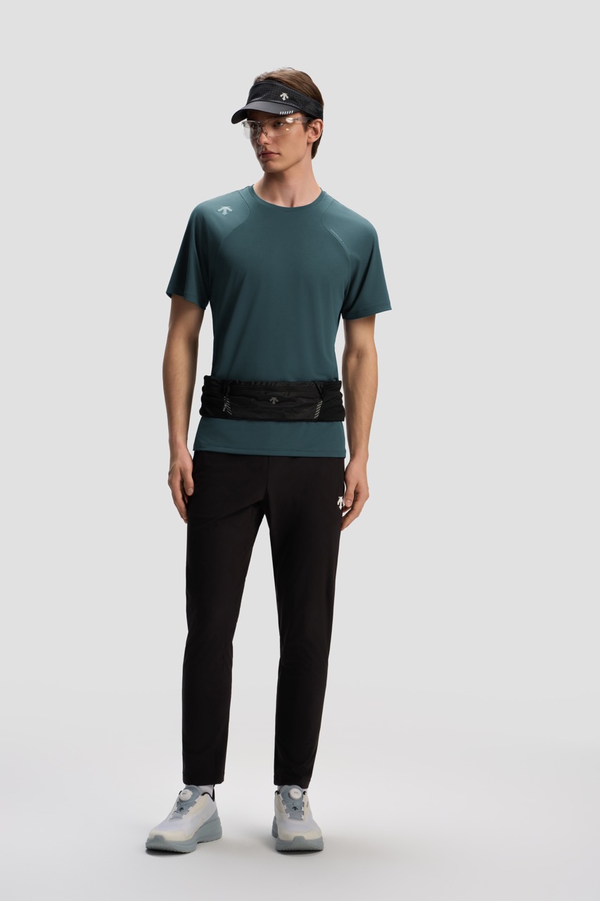Men's Running Moisture-Wicking Quick-Dry Short-Sleeve Knit Top