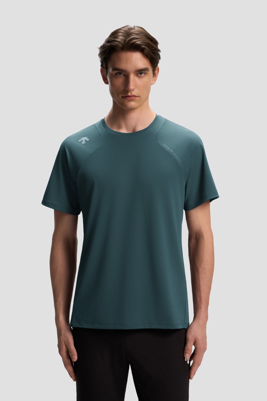 Men's Running Moisture-Wicking Quick-Dry Short-Sleeve Knit Top