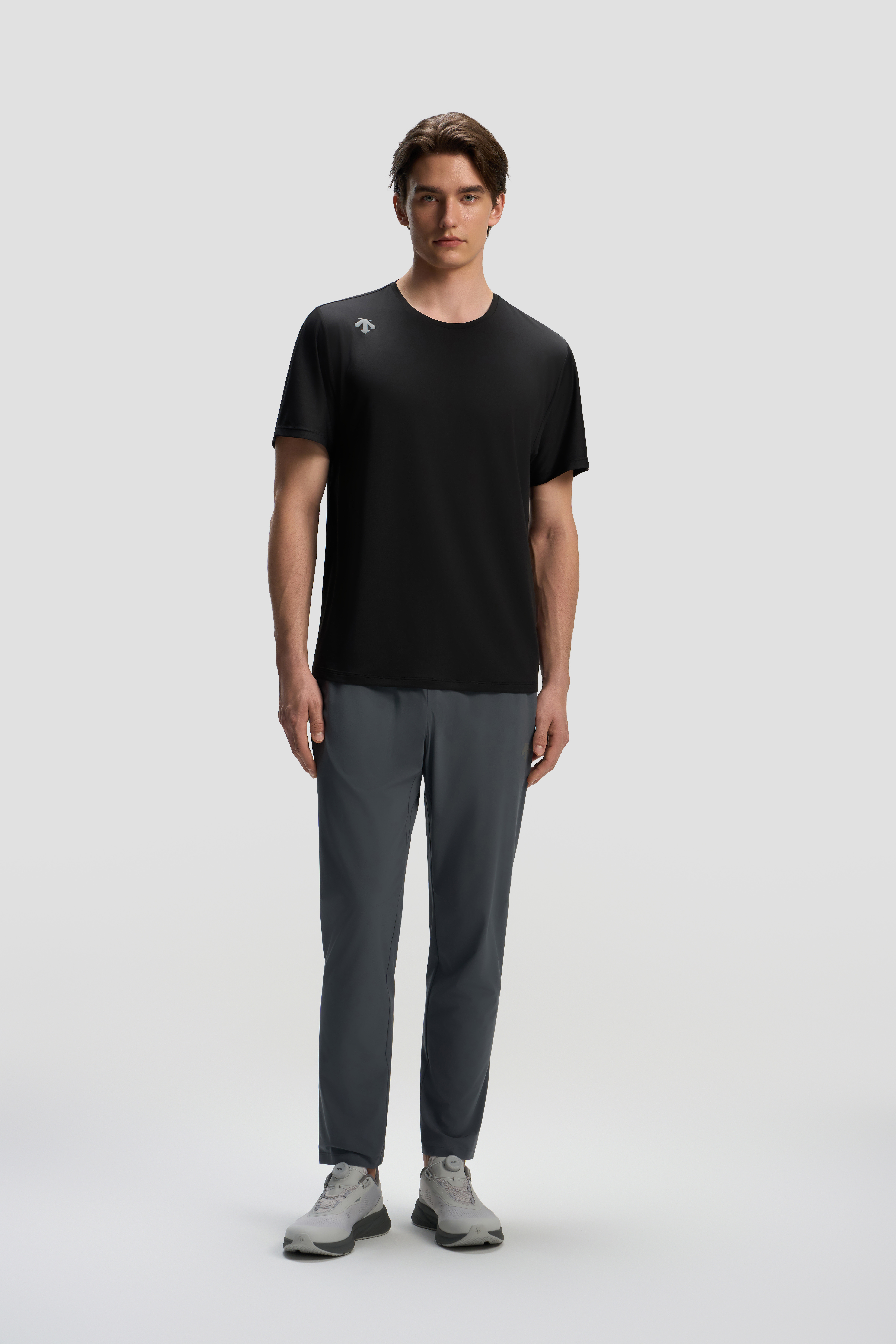 Men's Running Short Sleeve Knit T-Shirt
