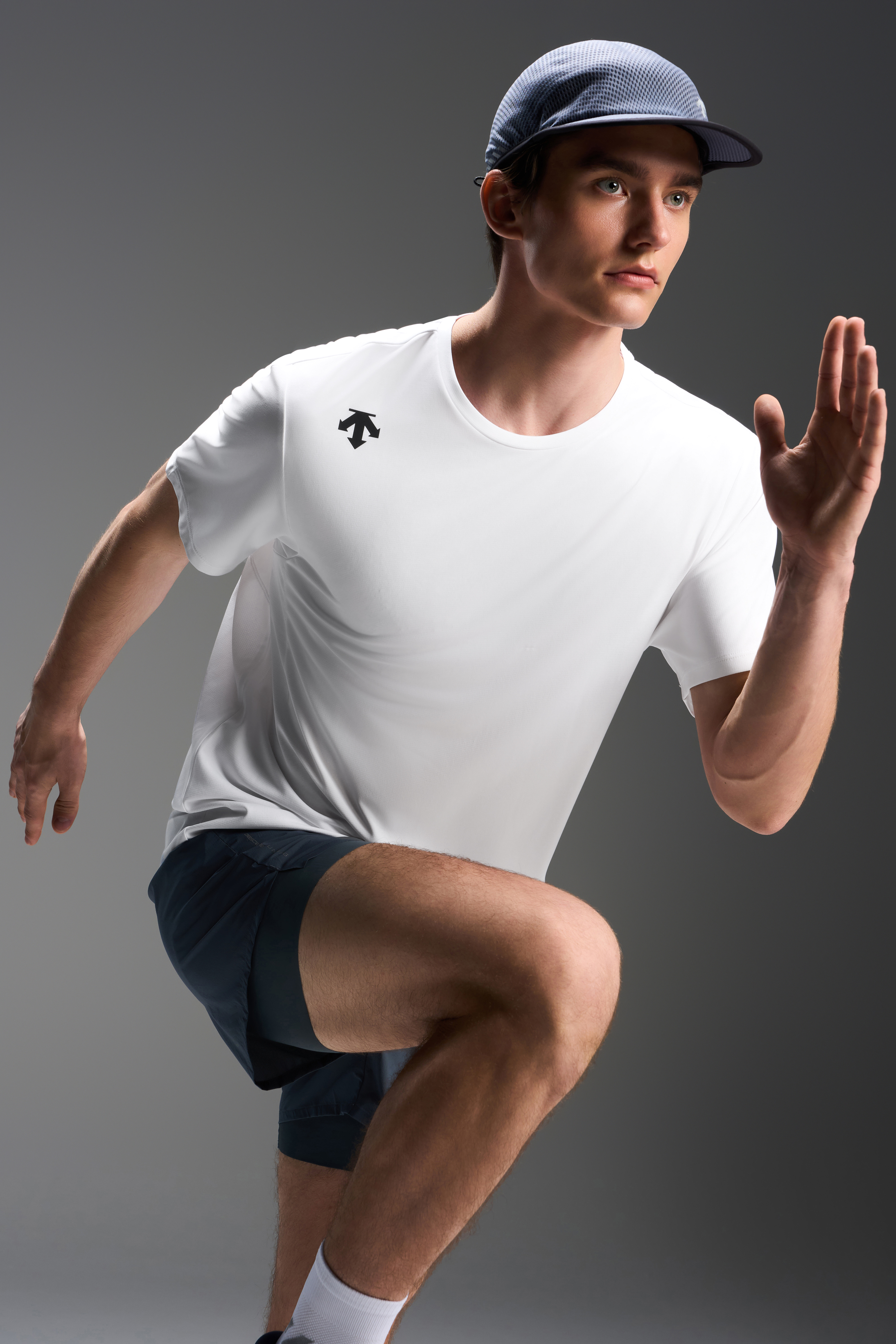 Men's Running Short Sleeve Knit T-Shirt
