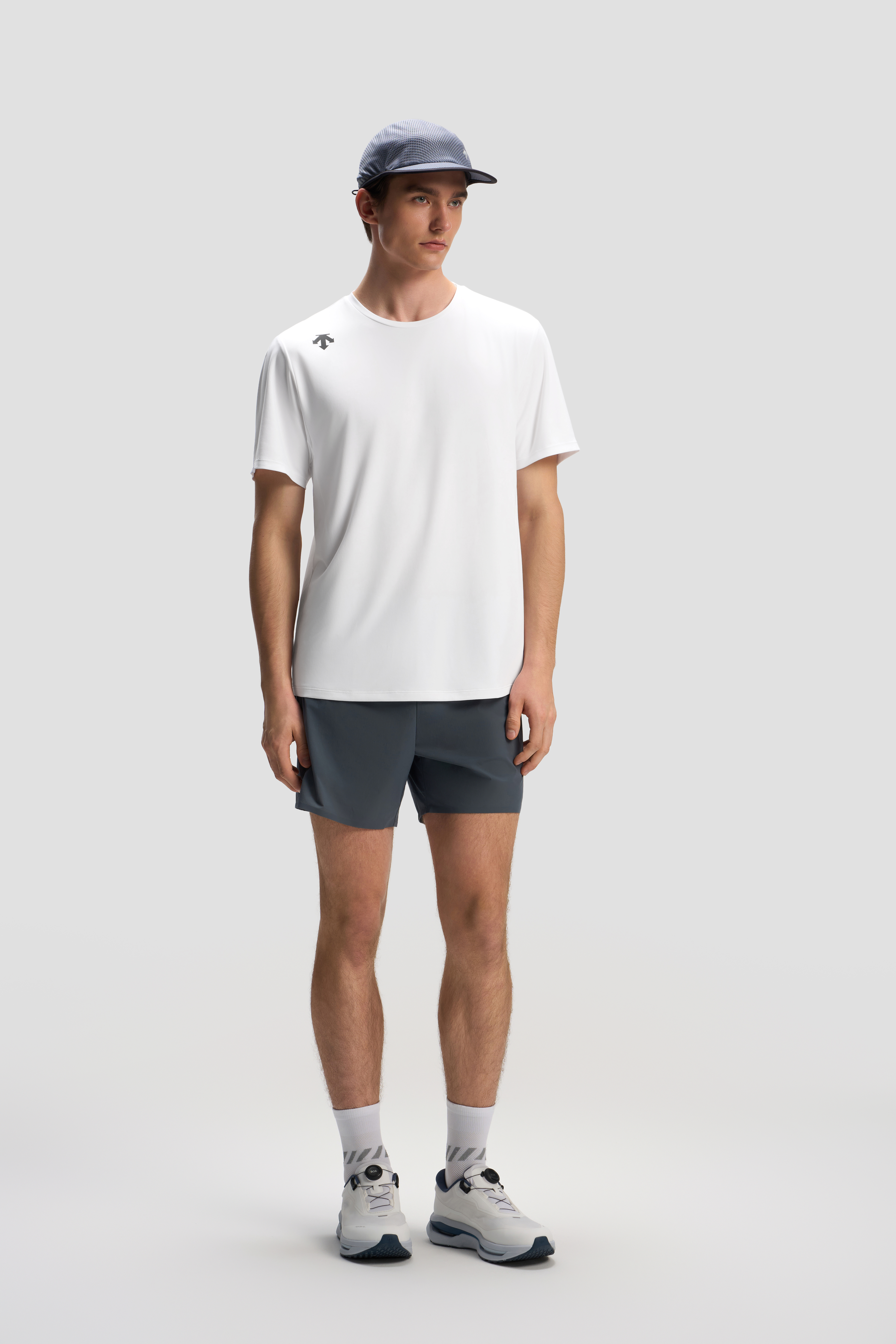 Men's Running Short Sleeve Knit T-Shirt